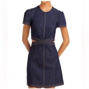 Cinq à Sept Maddy Cutout Denim Dress